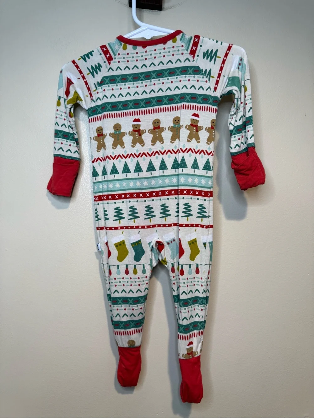Little Sleepies Gingerbread Fair Isle Zippy 0-3 months